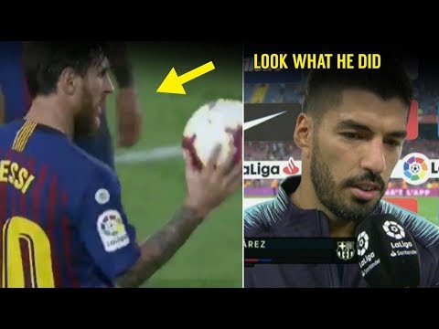 What Happened Between Messi And Suarez | Barcelona vs Huesca 8-2