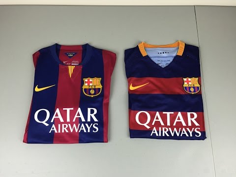 2015 vs 2016 Authentic FC Barcelona Home Jersey – Comparison (4K)