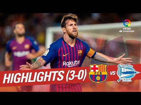 Resumen de FC Barcelona vs Deportivo Alavés (3-0)