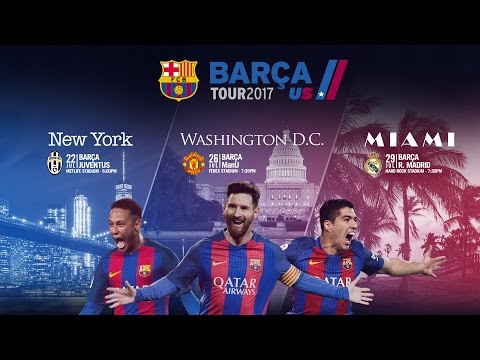 FC Barcelona head back to the USA in the summer of 2017