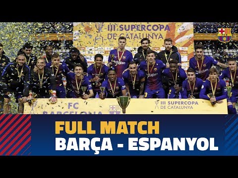 FULL MATCH | #SupercopaCAT: FC Barcelona – RCD Espanyol (4-2)