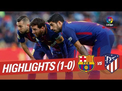 Resumen de FC Barcelona vs Atlético de Madrid (1-0)