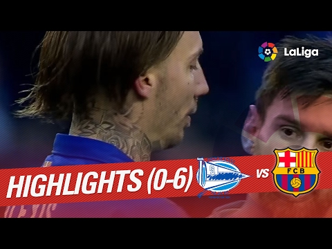 Resumen de Deportivo Alavés vs FC Barcelona (0-6)