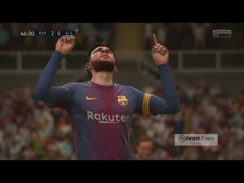 Barcelona vs Alaves La Liga Fifa 19 prediction