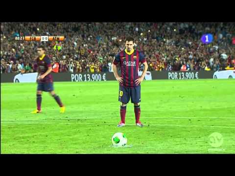 penal errado por messi barcelona vs atletico madrid