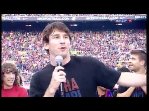 FC Barcelona – Champions league Cup 2010-2011 Celebration in the Camp Nou