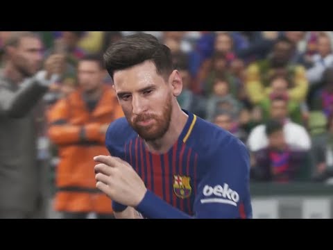 PES 2018 FC BARCELONA & ATLETICO MADRID FACES!