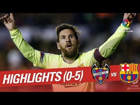 Highlights Levante UD vs FC Barcelona (0-5)