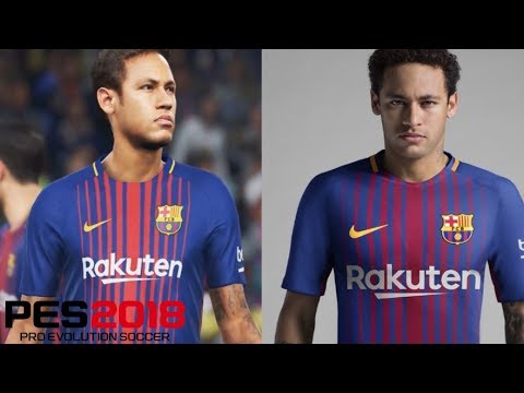 PES 2018 Barcelona FC (Away Kit) Official Full Gameplay (PS4, XBox One, PC)