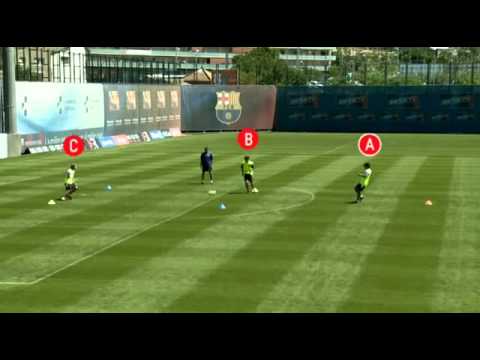 Drill 9 Triangule By FC Barcelona