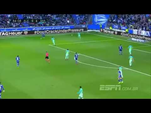 HORROR!! Alexis Vidal lesionado..!!  Barcelona vs Alavés 6-0