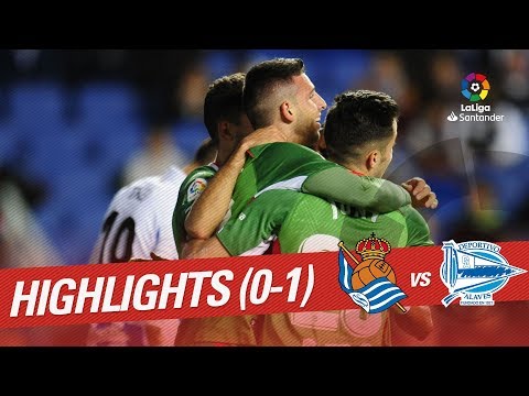 Highlights Real Sociedad vs Deportivo Alaves (0-1)