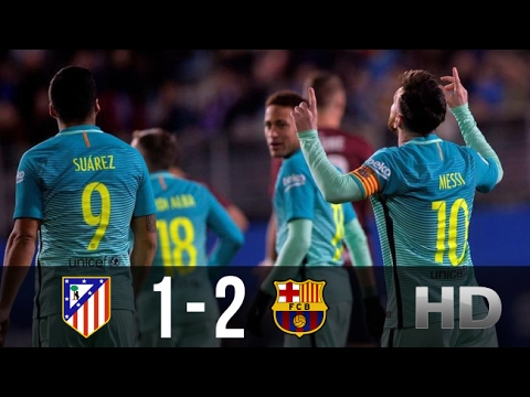 Atletico Madrid vs FC Barcelona 1-2 – All Goals And Highlights (Copa Del Rey) 01.02.2017 HD