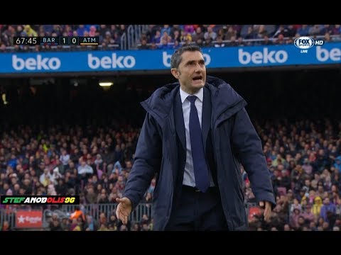 Ernesto Valverde Vs Andrè Gomes ⚽ Barcelona Vs Atletico Madrid 1-0 ⚽ 2018 | HD #AndreGomes