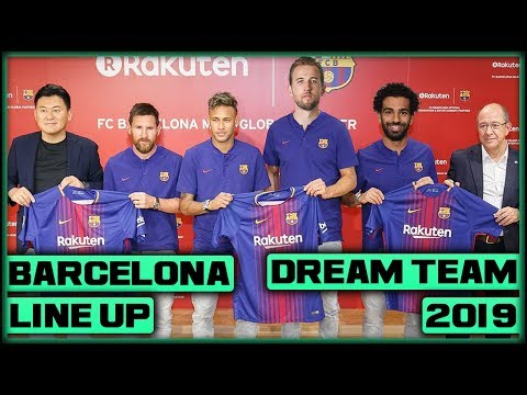 FC Barcelona DREAM Team Line Up 2019 With Potential TRANSFERS ft. Kane & Neymar