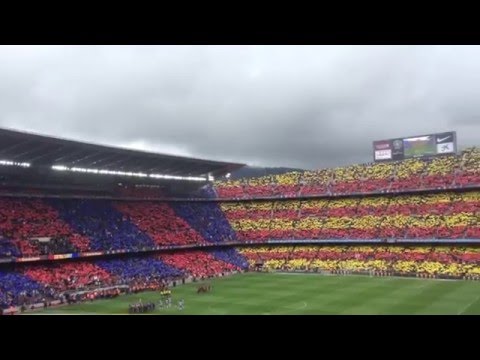 El Cant de Barça / FC Barcelona Anthem – FC Barcelona v Espanyol, 8 May 2016