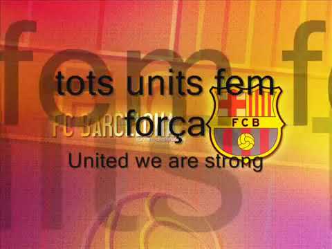 barcelona fc anthem in english and catalan