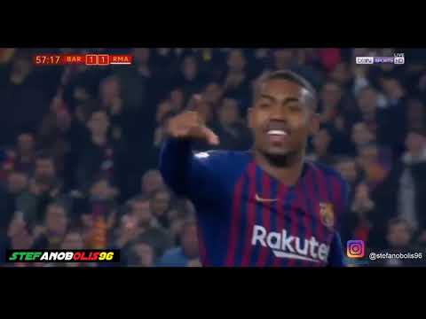 Malcom Goal ⚽  Barcelona Vs Real Madrid 1-1 (Copa Del Rey) ⚽ 2019 ⚽ HD