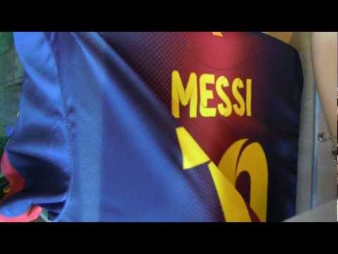 FC Barcelona personalised shirt Messi camiseta