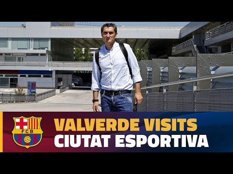 Ernesto Valverde takes the first look at the Club’s training ground