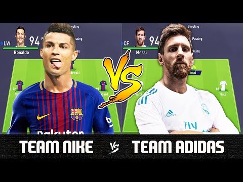 Team Nike VS Team Adidas – FIFA 18 Experiment