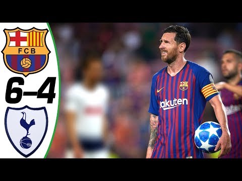 Barcelona vs Tottenham 6-4 – All Goals & Extended Highlights – Résumén y Goles ( Last Matches ) HD