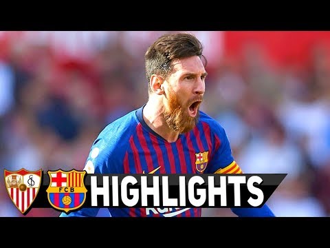 Sevilla vs Barcelona 2-4 All Goals & Full Etended Highlights HD 23/2/2019