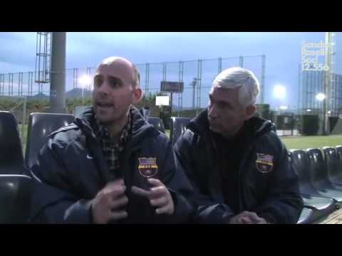 Barcaloco and Penya LA interviewed at FC Barcelona training facility