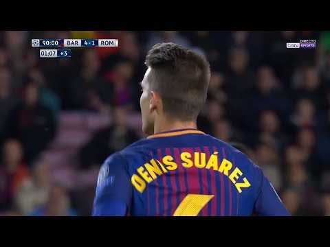 Denis Suarez vs Roma (Home) (UCL) 17-18 HD 720p by Kleo Blaugrana