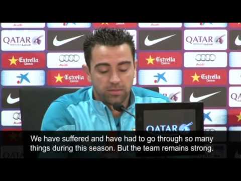 Barcelona's Xavi on Atlético Madrid and transfer ban