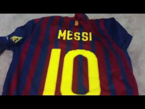 FC Barcelona jersey with messi 10 and FIFA club badge