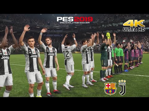 FC Barcelona Vs Juventus FC || PES 2019 Mobile Patch 4K Gameplay