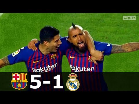 Barcelona vs Real Madrid 5-1 – La Liga 2018/2019 – Highlights