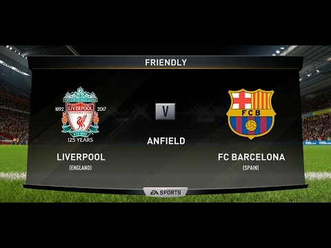Fifa 18 | Liverpool vs FC Barcelona Xbox One PS4 Full Match Gameplay in HD
