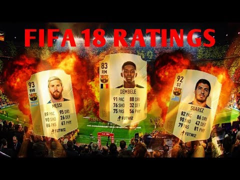 FIFA 18 FC BARCELONA RATINGS REVIEW | PART 2