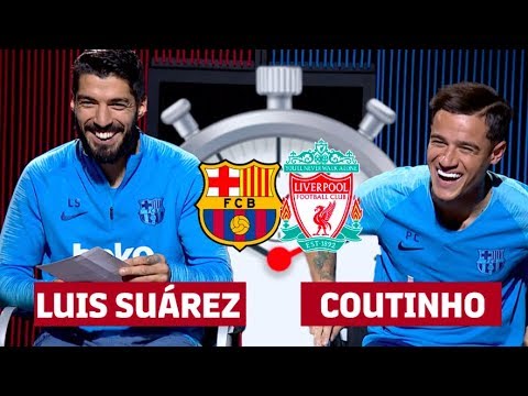 7 SECOND CHALLENGE BARÇA-LIVERPOOL | Luis Suárez & Coutinho