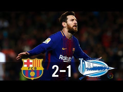 Barcelona vs Alaves 29 Jan 2018 Full Match Highlights