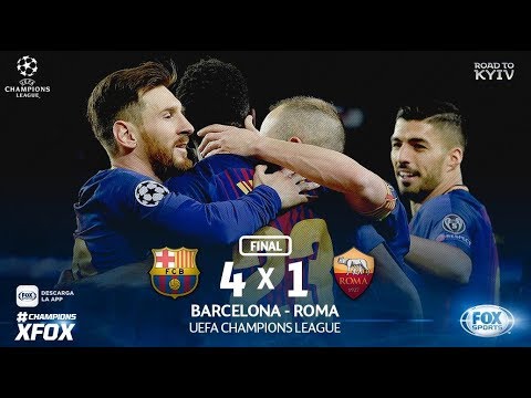 FC Barcelona vs. AS Roma 04/04/2018 | Goals & Highlights | Champions League 2018 | GAMEPLAY PES2018