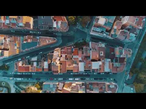 Barcelona from the sky  (4K)