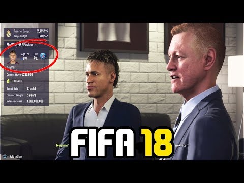 SIGNING NEYMAR IN FIFA 18 CAREER MODE!!! – FIFA 18 Experiment