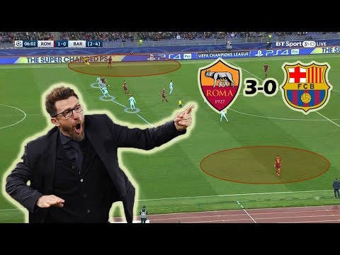 How Roma Destroyed Barcelona | AS Roma vs Barcelona 3-0 | Tactical Analysis