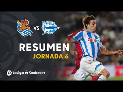 Resumen de Real Sociedad vs Deportivo Alavés (3-0)