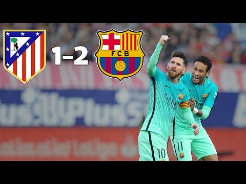 Messi, Barça'yı Yine Kurtardı! | Atletico Madrid 1-2 FC Barcelona | Maç Özeti | 26/02/2017 • HD