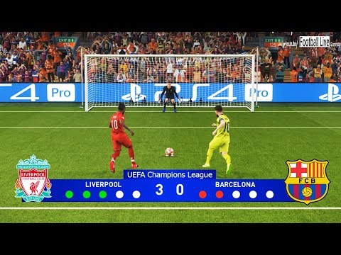 PES 2019 | Liverpool vs Barcelona | Penalty Shootout | Semi Final UEFA Champions League (UCL)