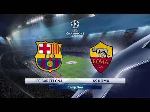 UCL: Fc Barcelona vs As Roma LIVE