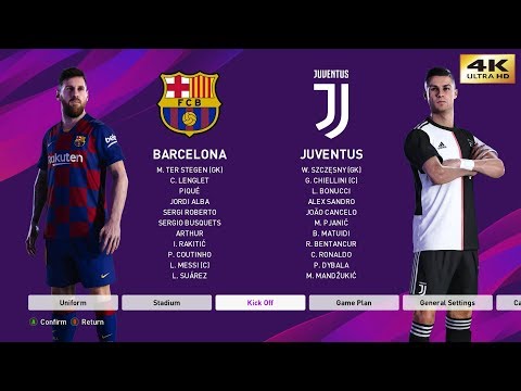 PES 2020 | Barcelona vs Juventus | EFOOTBALL PES 2020 DEMO GAMEPLAY I 4K 60FPS