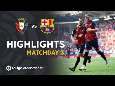 Highlights CA Osasuna vs FC Barcelona (2-2)