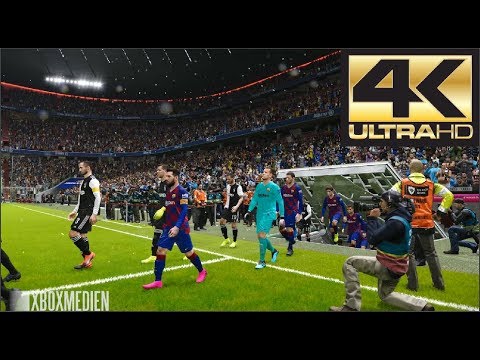 PES 2020 4K 60 FPS Juventus vs Barcelona