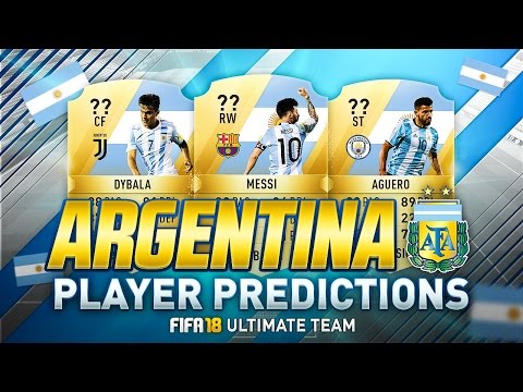 FIFA 18 | TOP 10 BEST ARGENTINA PLAYERS RATINGS PREDICTION | w/ DYBALA, HIGUAÍN & MESSI | FUT 18