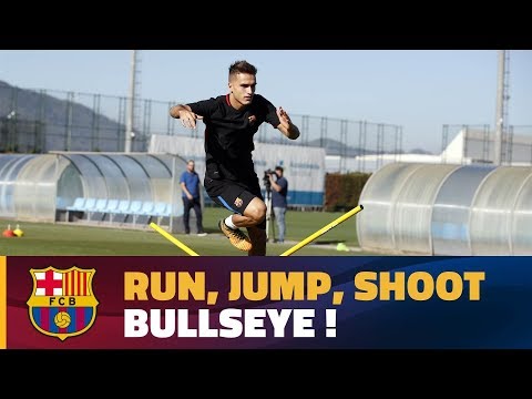 Enjoy Barça's multi-skill training drill